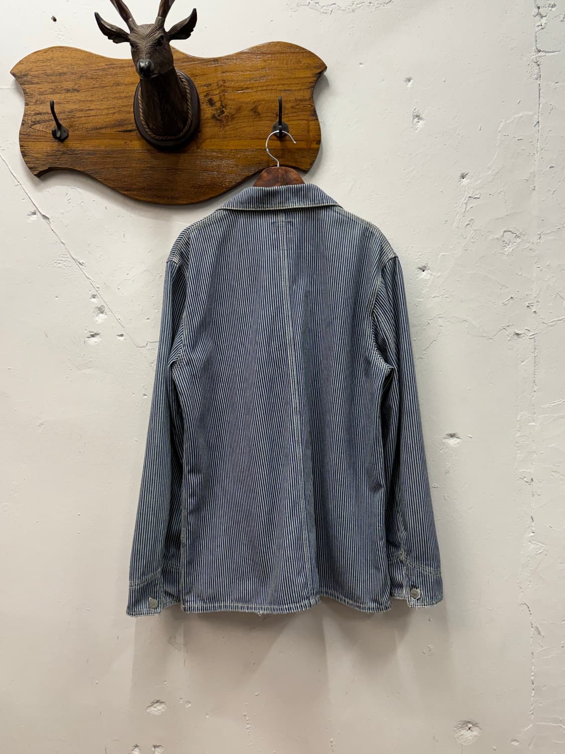L) GLOBAL WORK Hickory Stripe Denim Chor 상품이미지4
