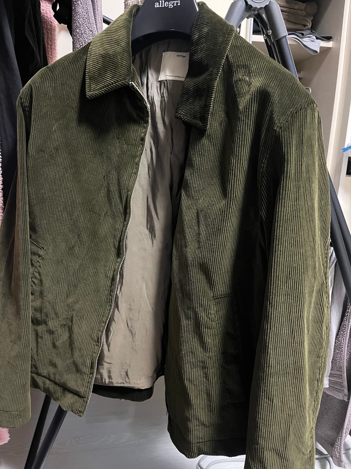 포터리 코듀로이 드리즐러 올리브 1 상품이미지1