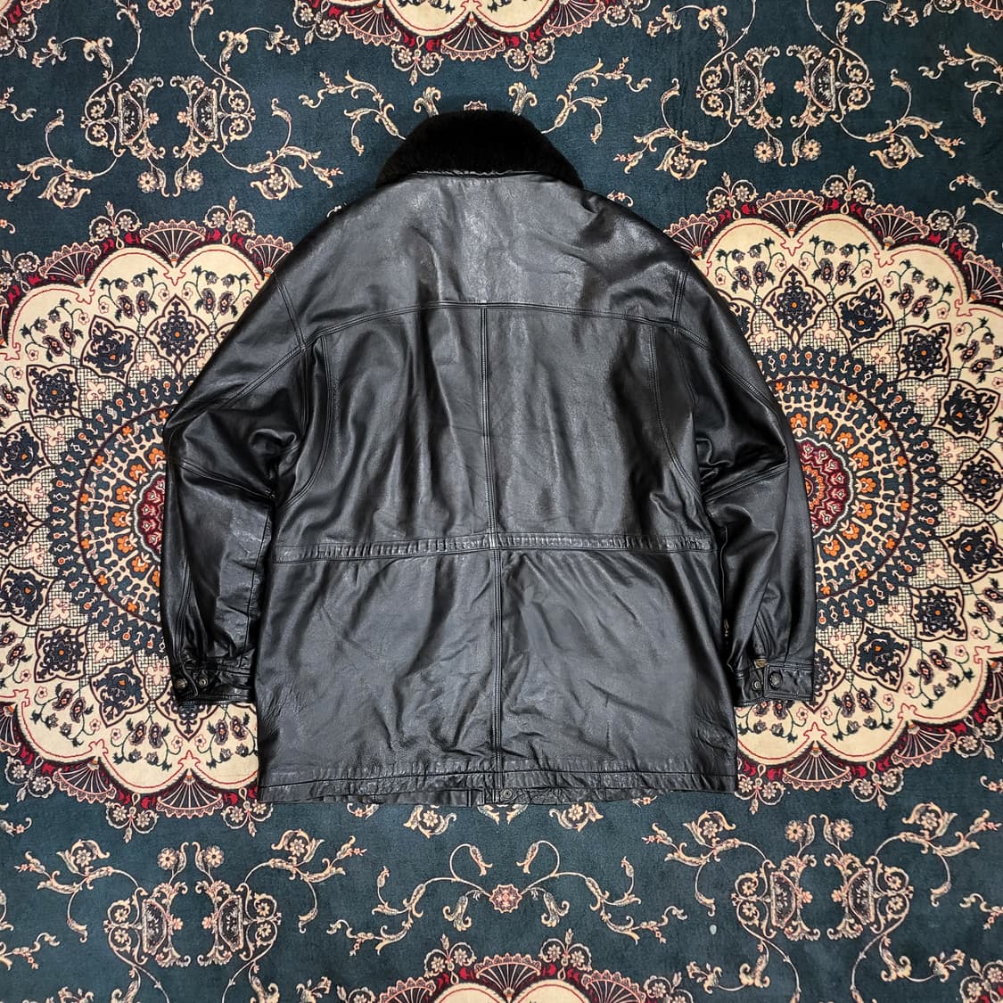 ELTORO 레더 롱 자켓 (XXL) 상품이미지6