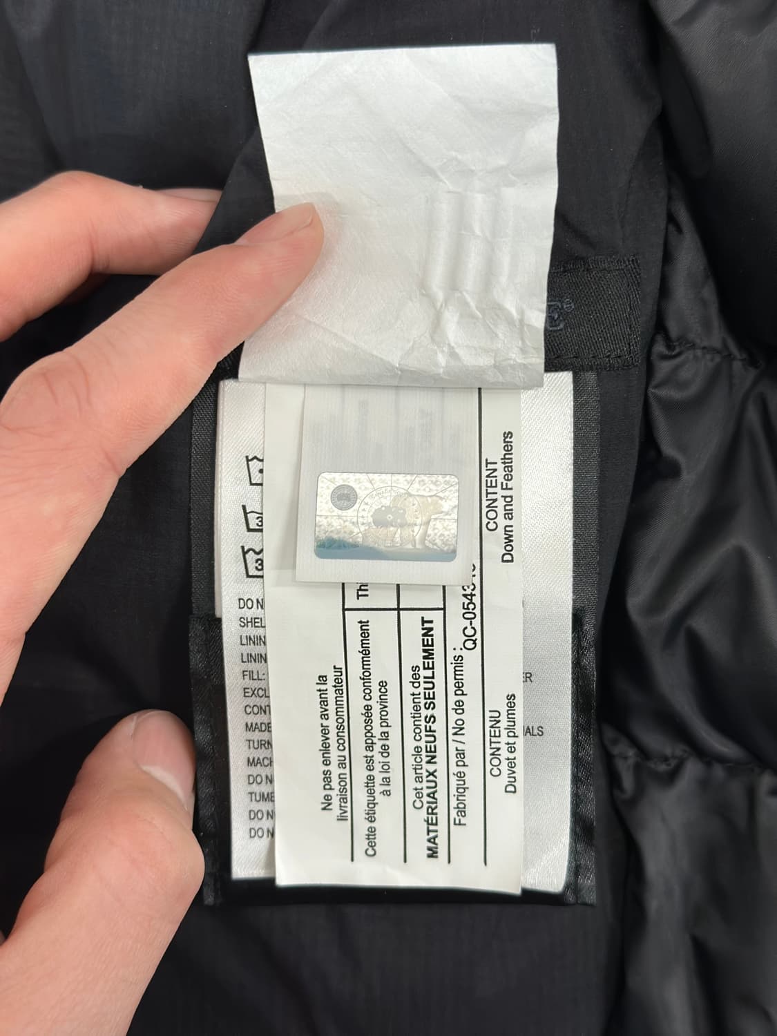 [정품] 캐나다구스 롯지후드 블랙라벨 M사이즈 상품이미지9