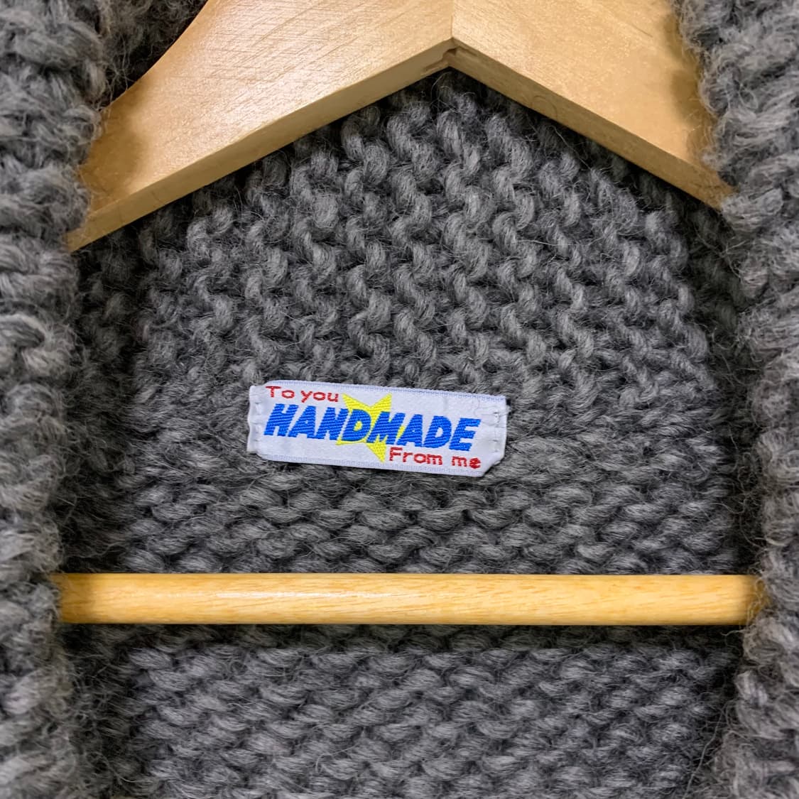 코위찬 빈티지 핸드메이드 노르딕 패턴 울 니트 집업 가디건 스웨터 상품이미지7