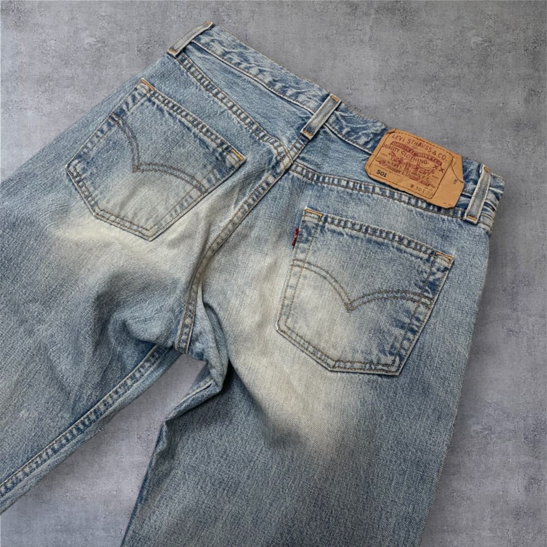 리바이스 Levi’s 501 라이트블 워싱 데님팬츠 W30 L32 상품이미지5