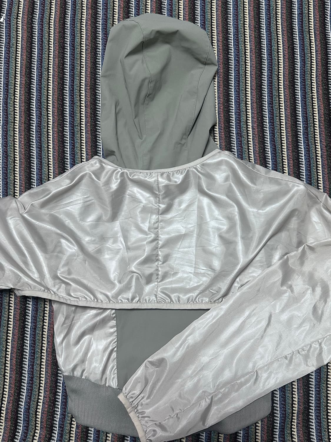 오호스(ojos) 투웨이후드볼레로 카키  상품이미지4