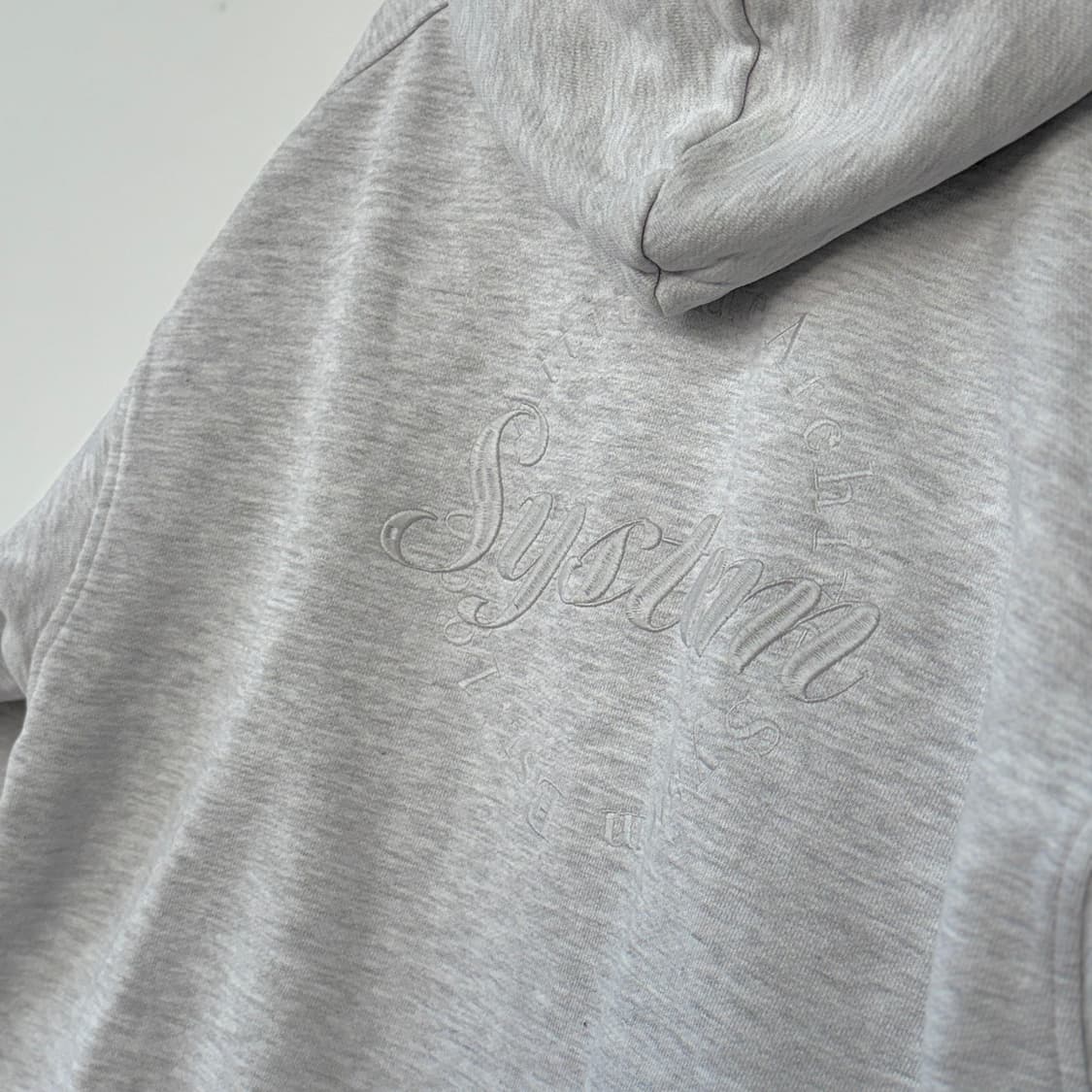시스템옴므 24 로고 자수 후드 L 상품이미지5
