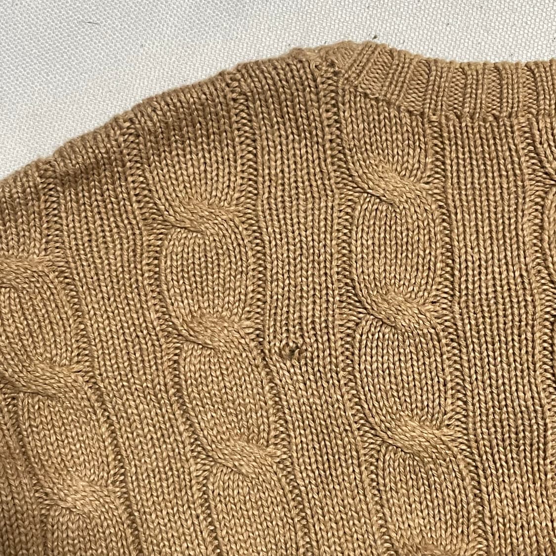 XXL 폴로랄프로렌 브라운 케이블 니트  상품이미지6