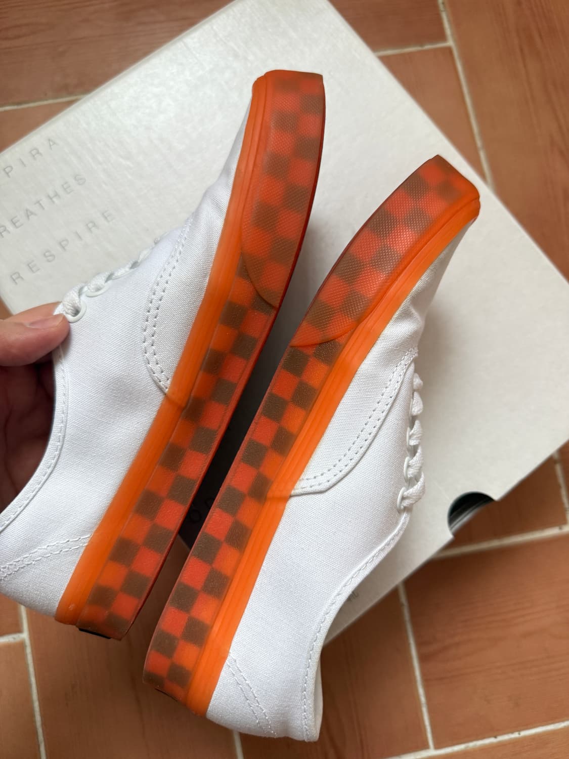 (250)반스 어센틱 화이트 트랜슬루센트 상품이미지3