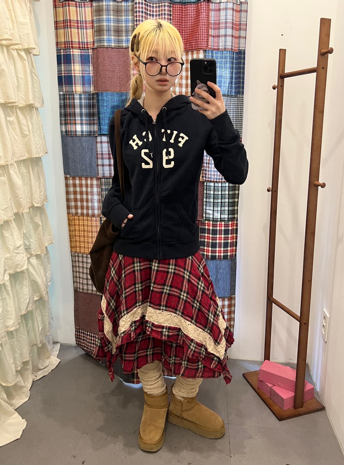 아베크롬비 네이비 후드집업  상품이미지1