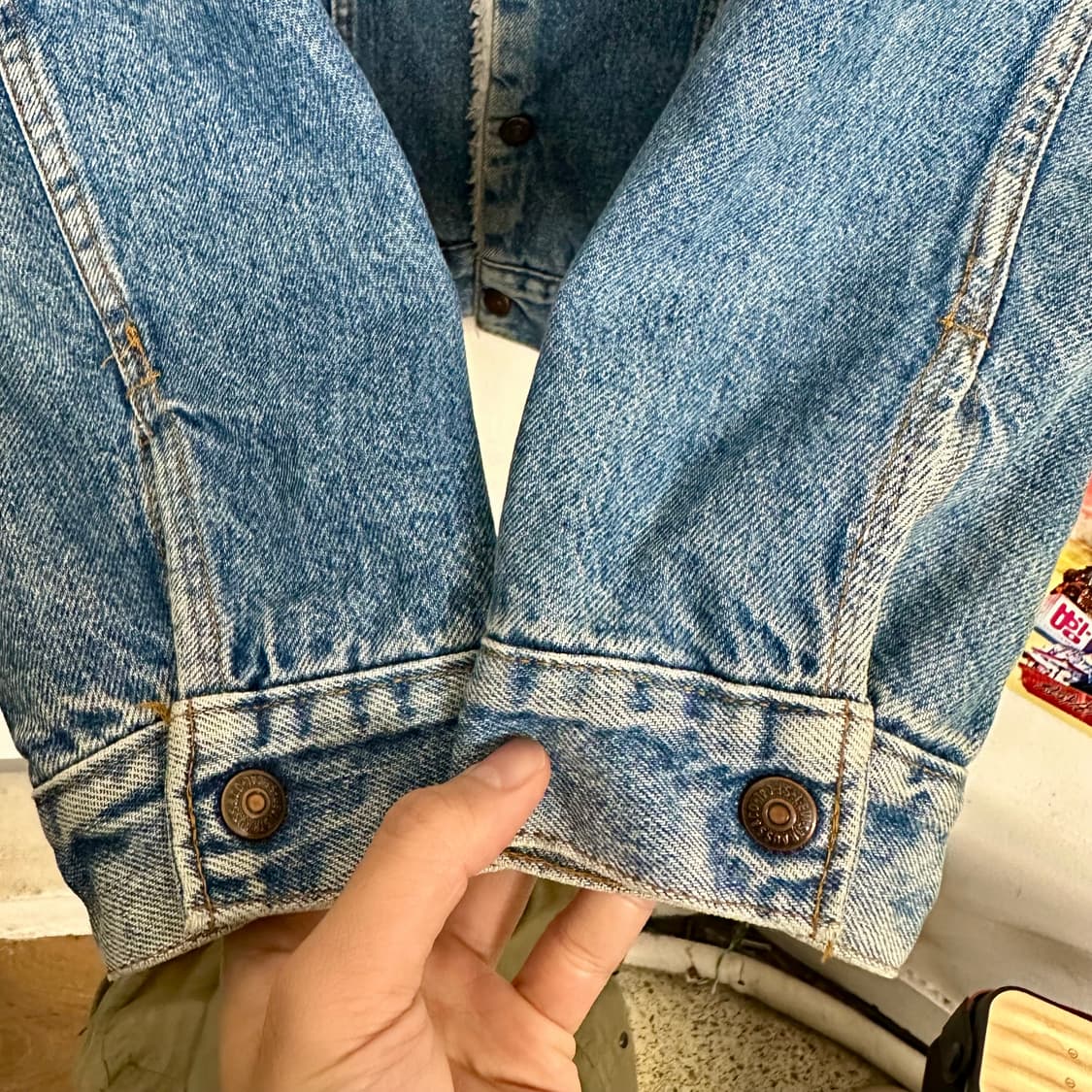 80‘s 리바이스 쉐르파 데님자켓 상품이미지4