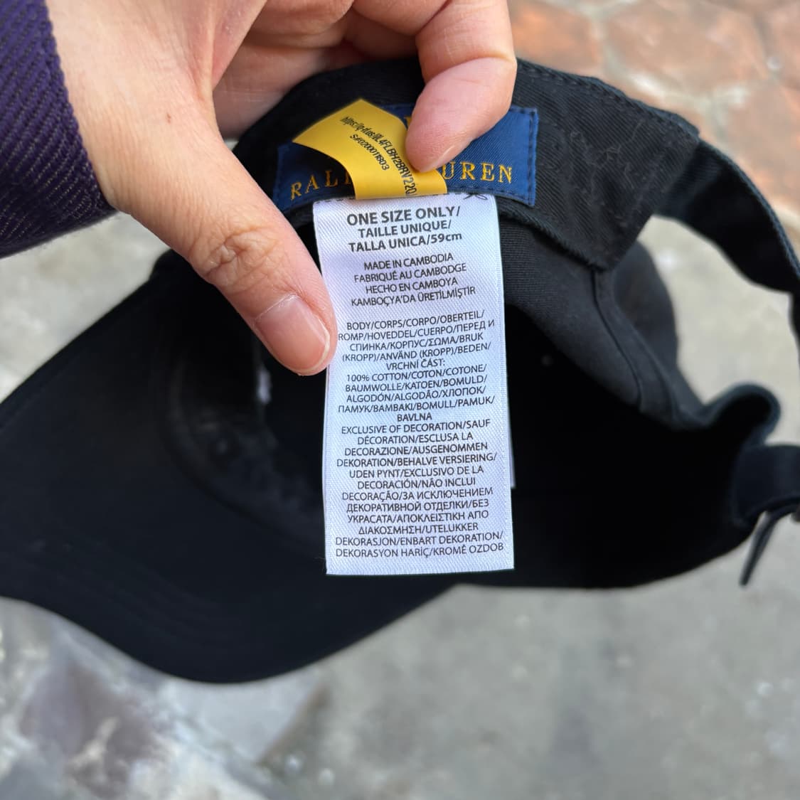 Polo 폴로 검정 볼캡 상품이미지7