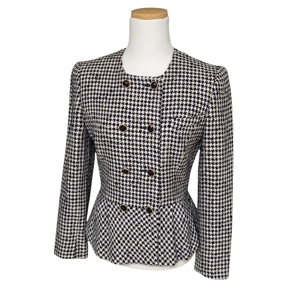 90년대 일본빈티지) 하운드 체크 울 여성정장 자켓🖤 상품이미지1