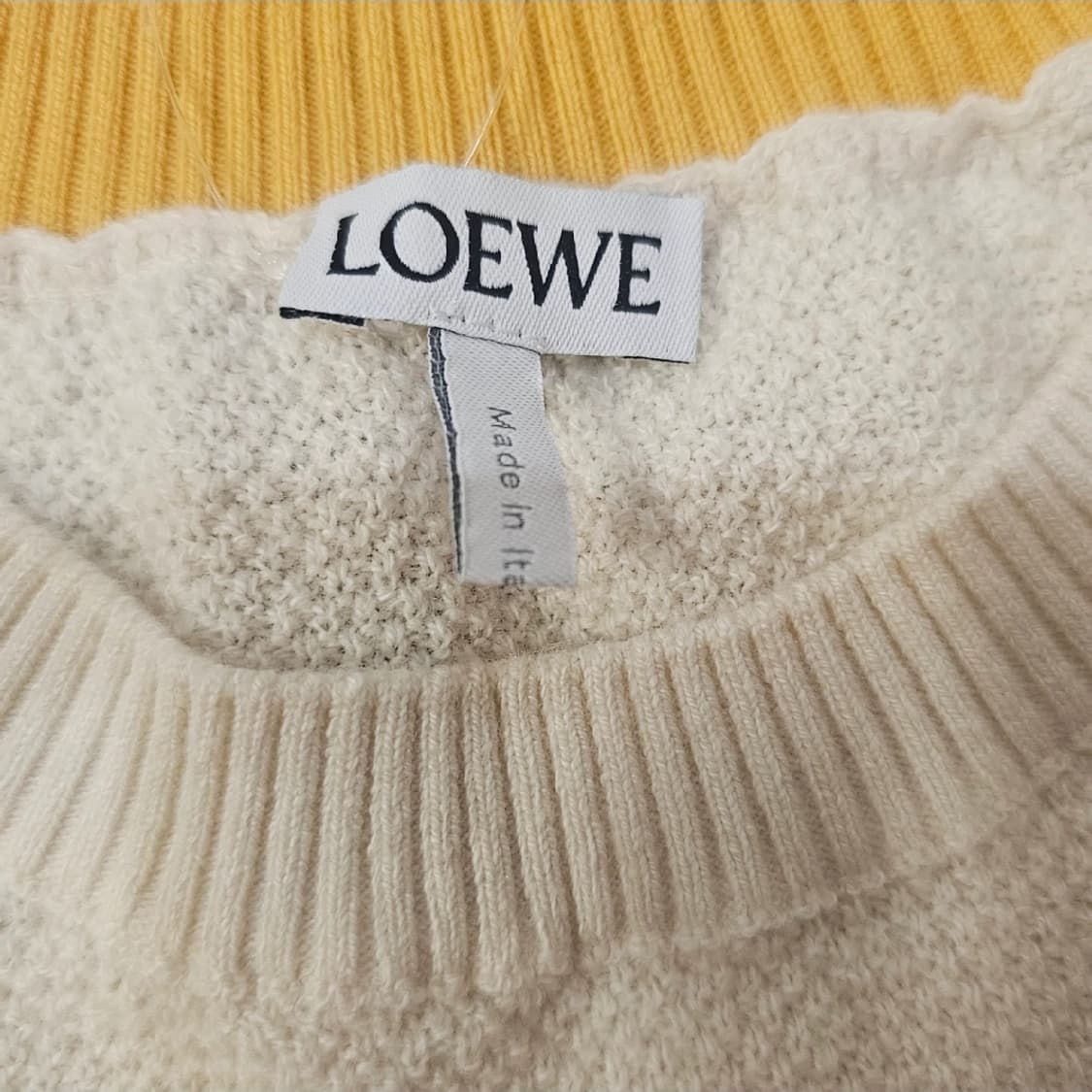 새제품 로에베 여성니트 XS 아나그램 크루넥 스웨터 상품이미지1