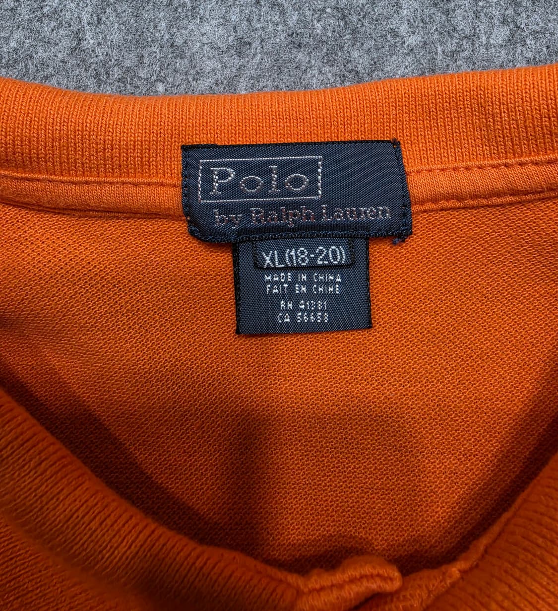 폴로 랄프로렌 빅포니 PK 카라 반팔티 보이즈 XL 18-20 상품이미지4