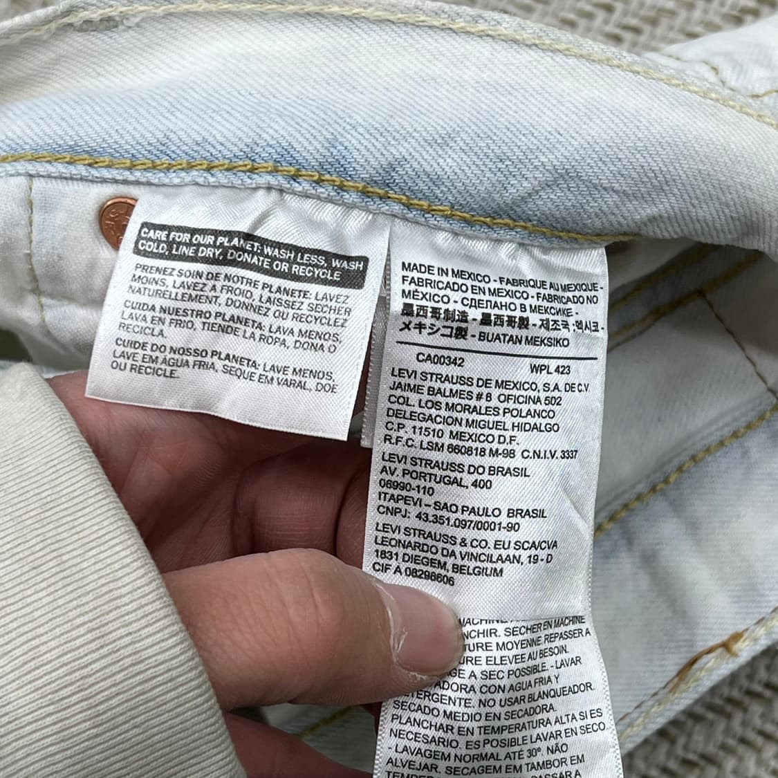 리바이스 501 데님 팬츠  r3152 상품이미지8