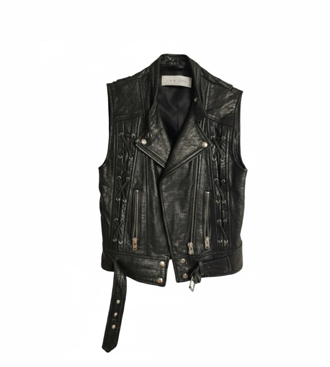 IRO 리얼  양가죽 베스트 블랙 34 상품이미지1