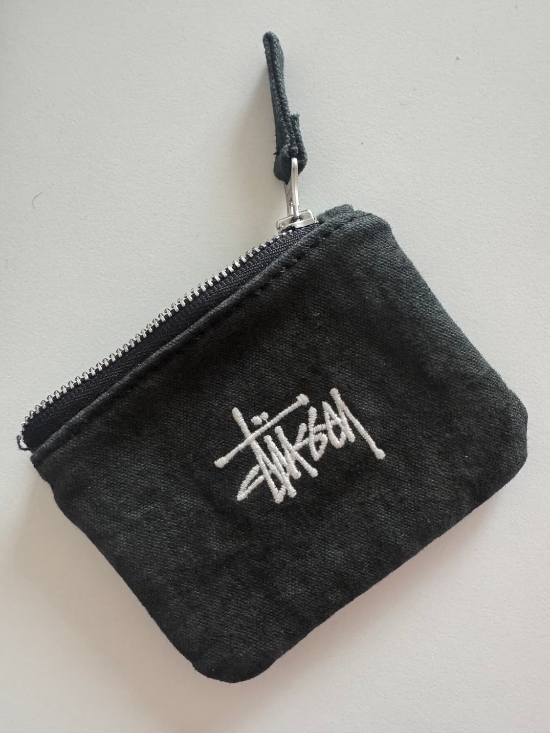 스투시 캔버스 코인파우치 블랙 상품이미지2