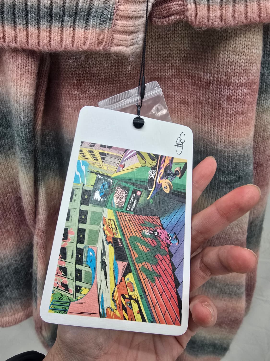 RMTCRW 그라데이션 니트 드레스 S 핑크 상품이미지8