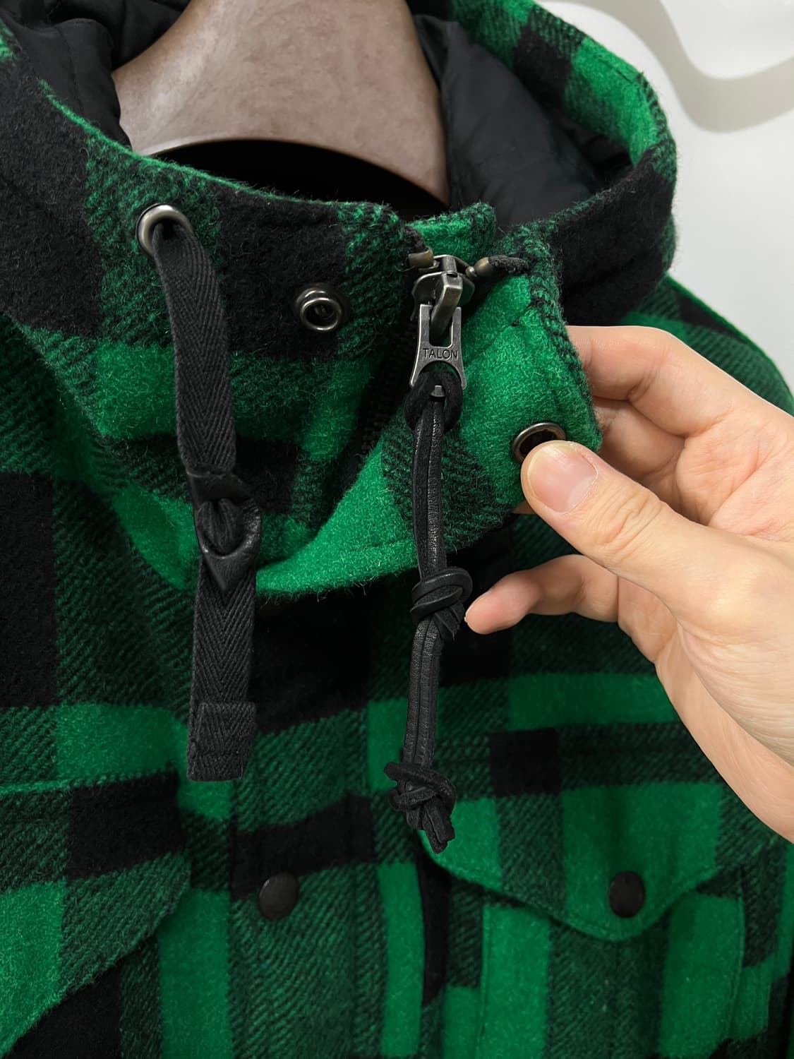 폴로 랄프로렌 버팔로 매키노 카우하이드 엘보 울 헌팅자켓 상품이미지5