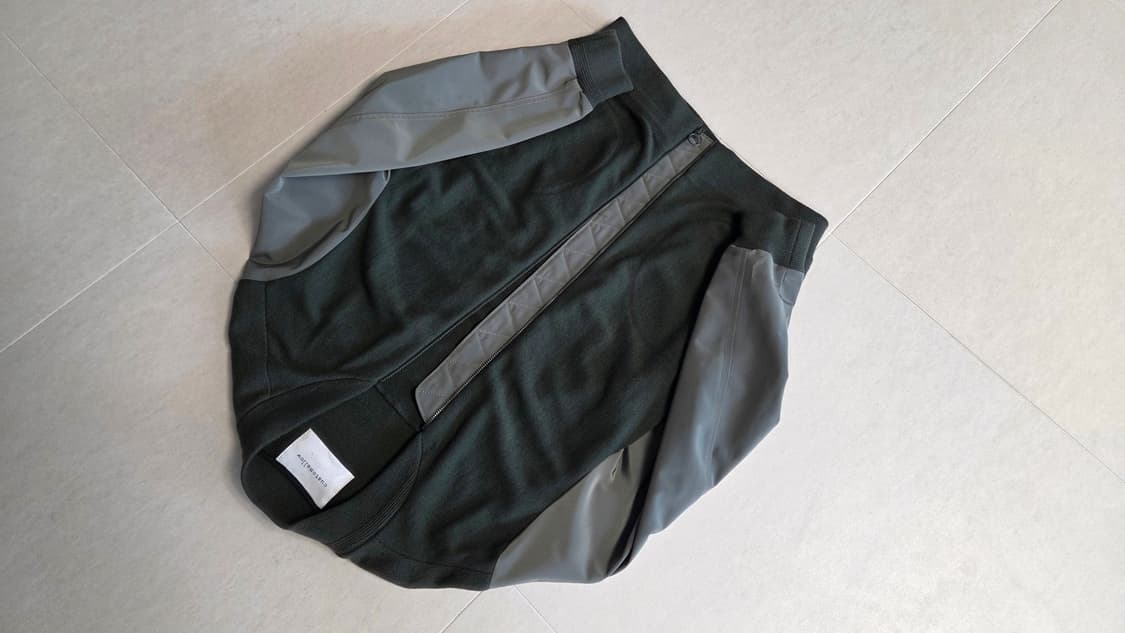 커스텀 멜로우 톤온톤 니트 블루종 점퍼  상품이미지6