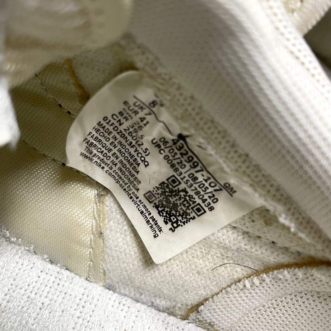 나이키 킬샷 네이비 스우시 운동화 US8 상품이미지5