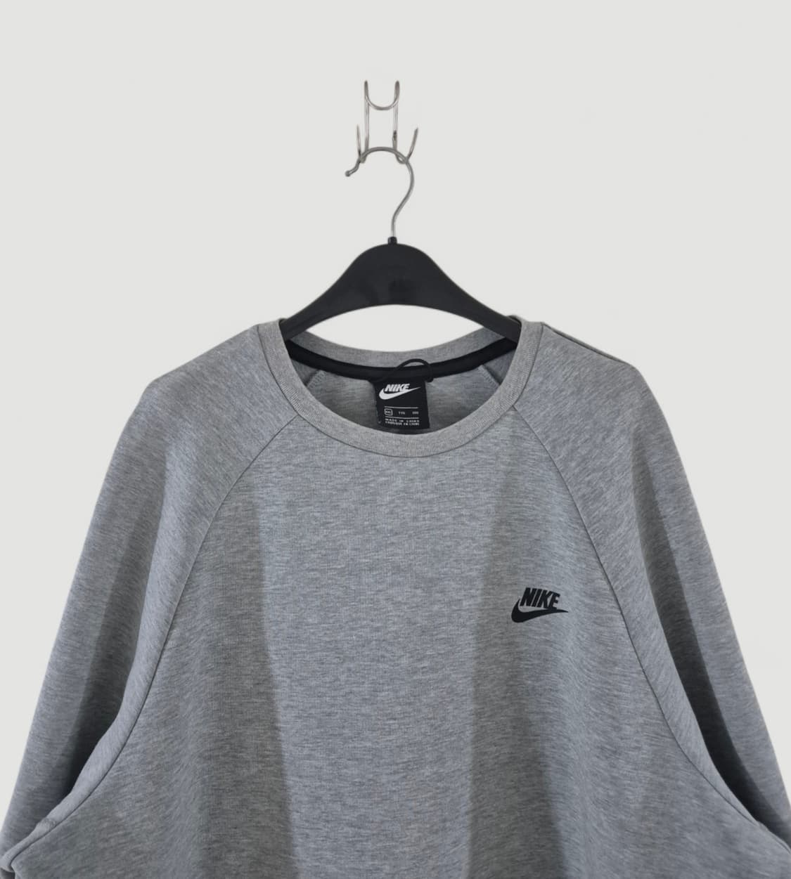 [110]나이키 테크플리스 포켓맨투맨 그레이 상품이미지1