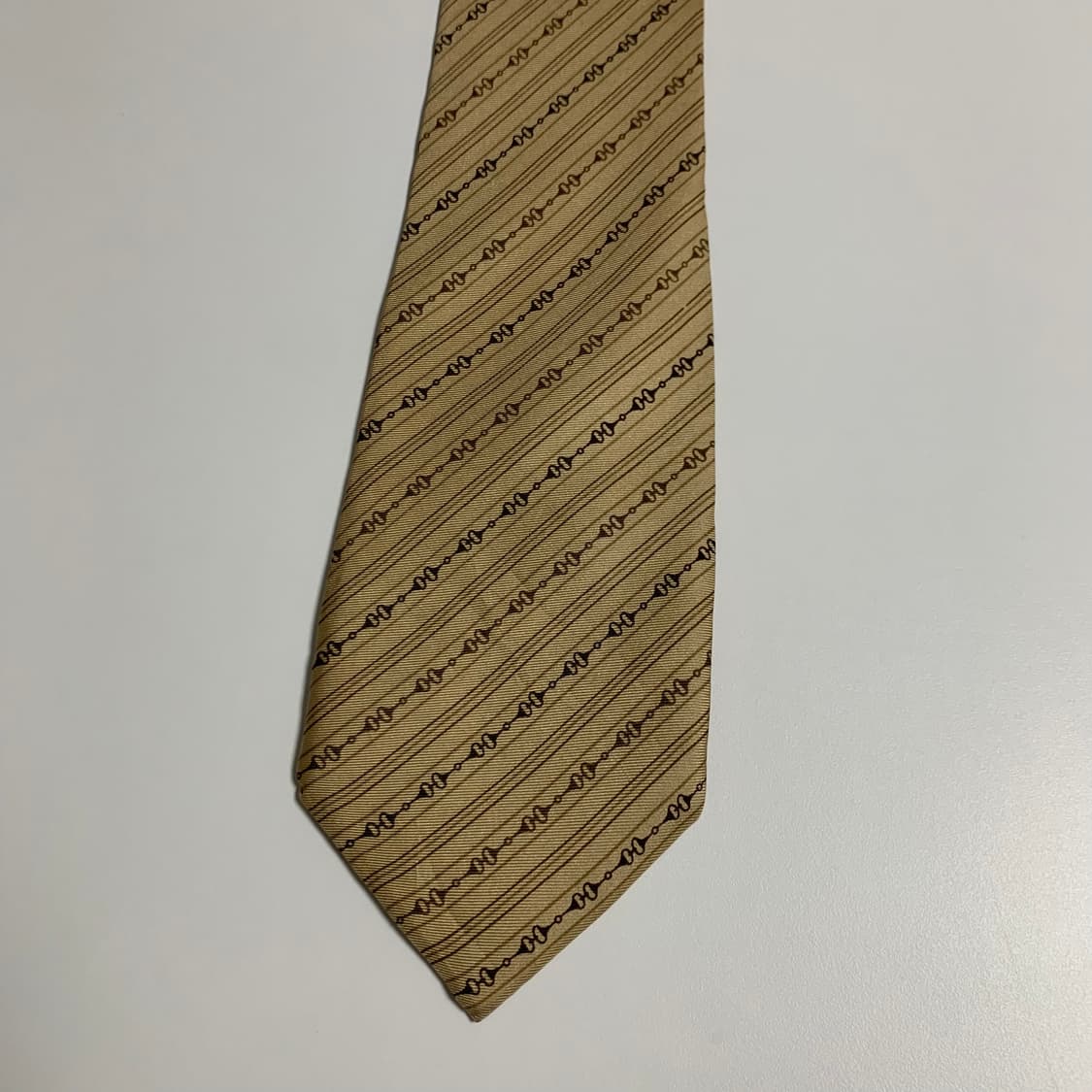 셀린느(CELINE) 빈티지 명품넥타이 결혼식룩 코디 A+등급 8.4cm 상품이미지9