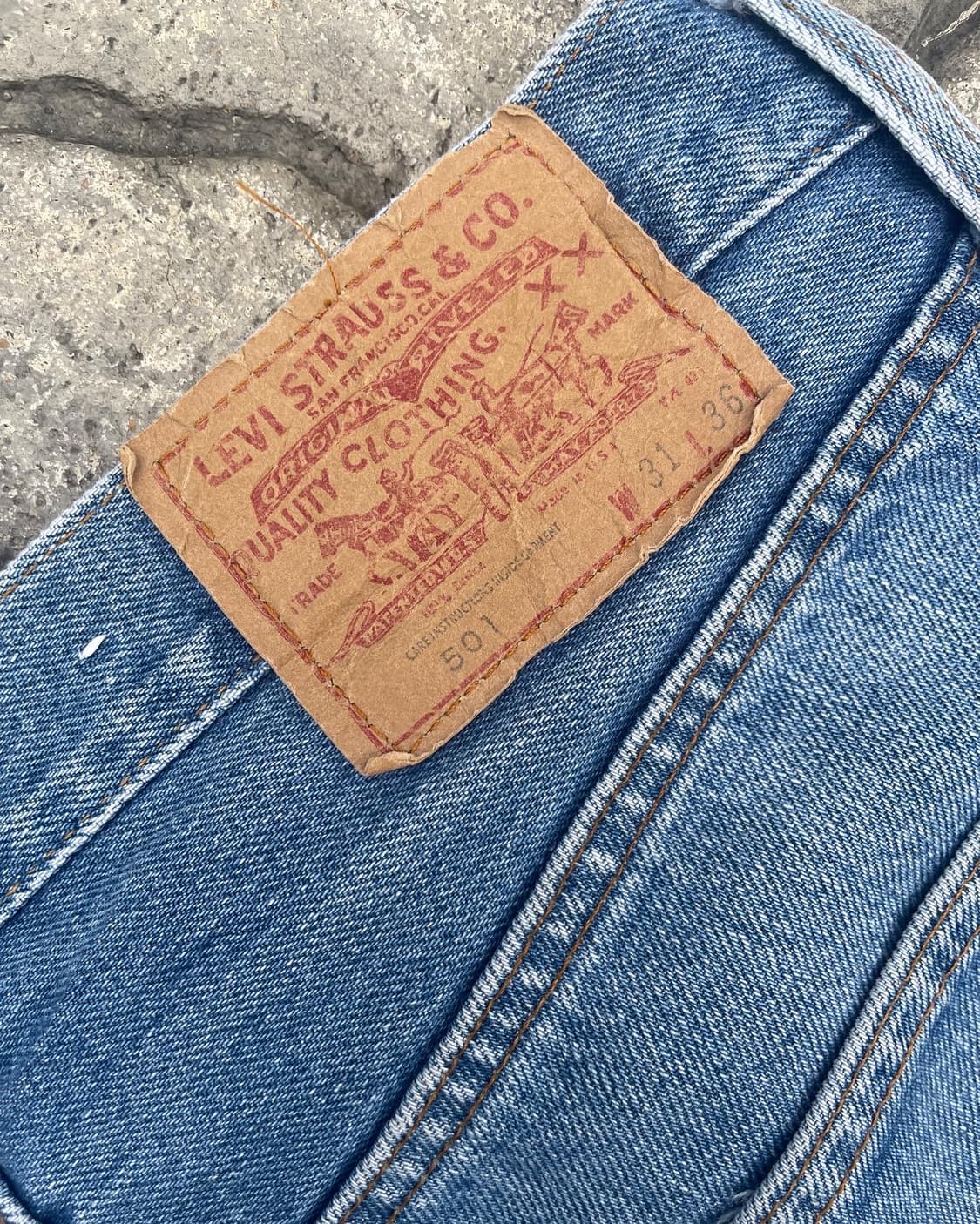 80s US LEVI'S 501 small e 셀비지 상품이미지6