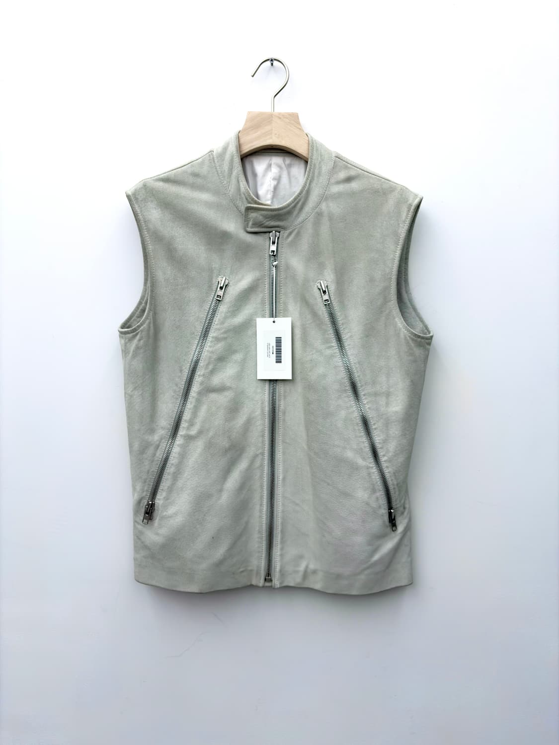 5 ZIP LEATHER VEST 상품이미지1