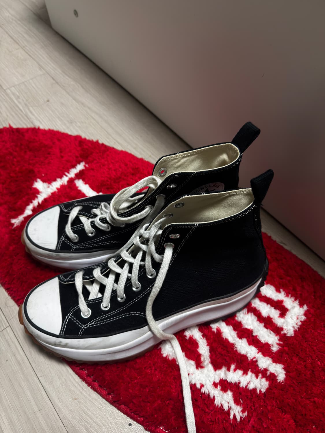 컨버스 런스타 하이크 블랙 하이 280mm 상품이미지1