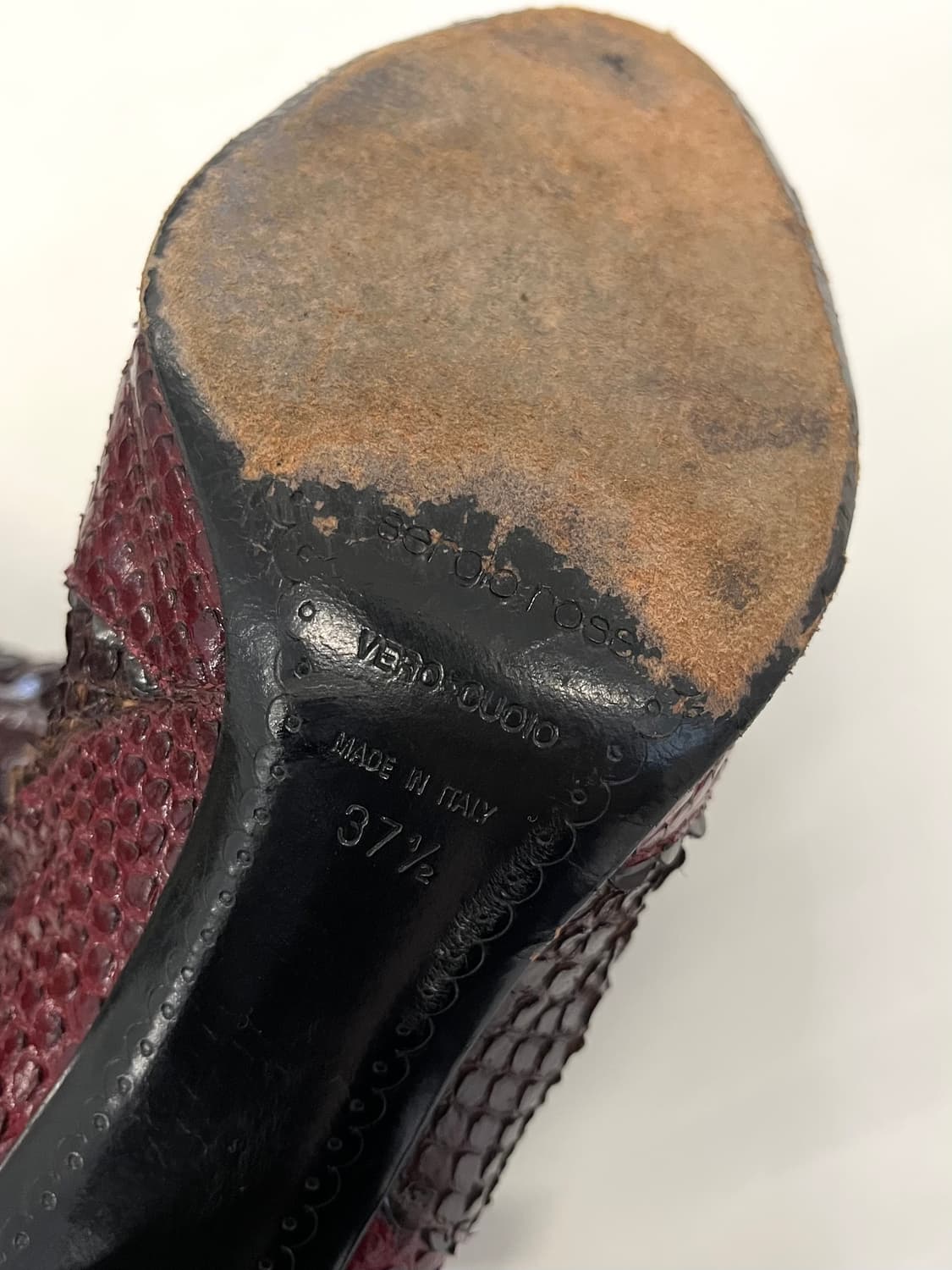 세르지오 로시 파이톤 롱부츠 상품이미지10