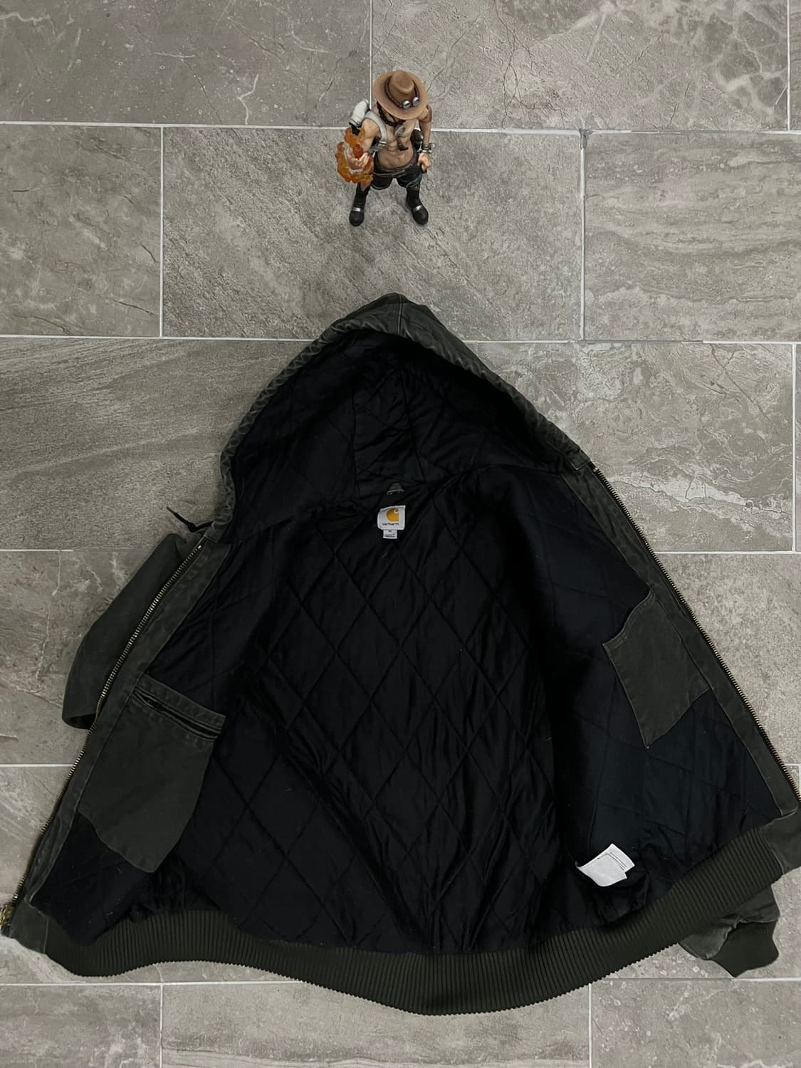 (XL) 칼하트 후드 덕 액티브 자켓 J130 MOS 모스그린 상품이미지3