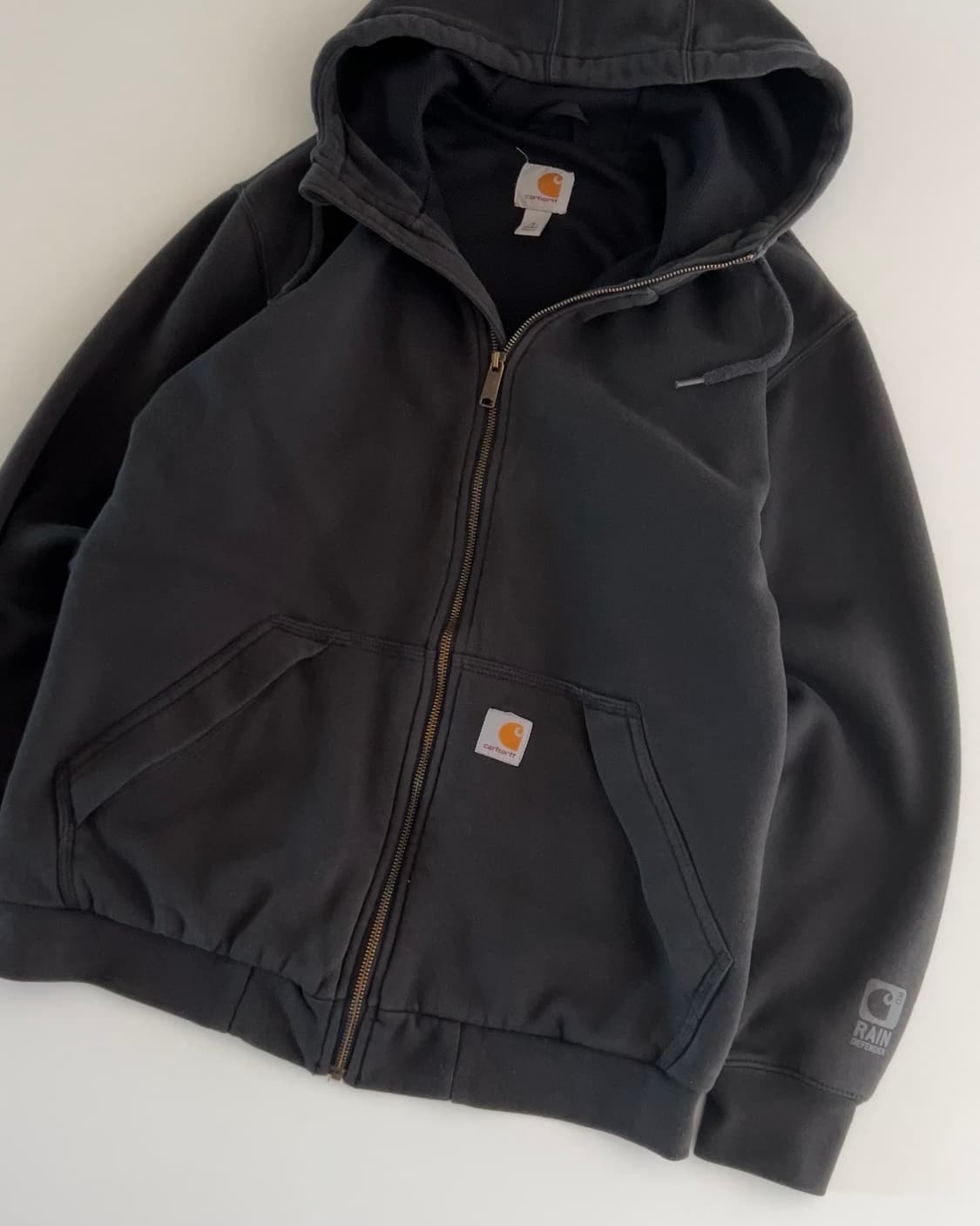 칼하트 레인디펜더 후드집업 S 상품이미지3