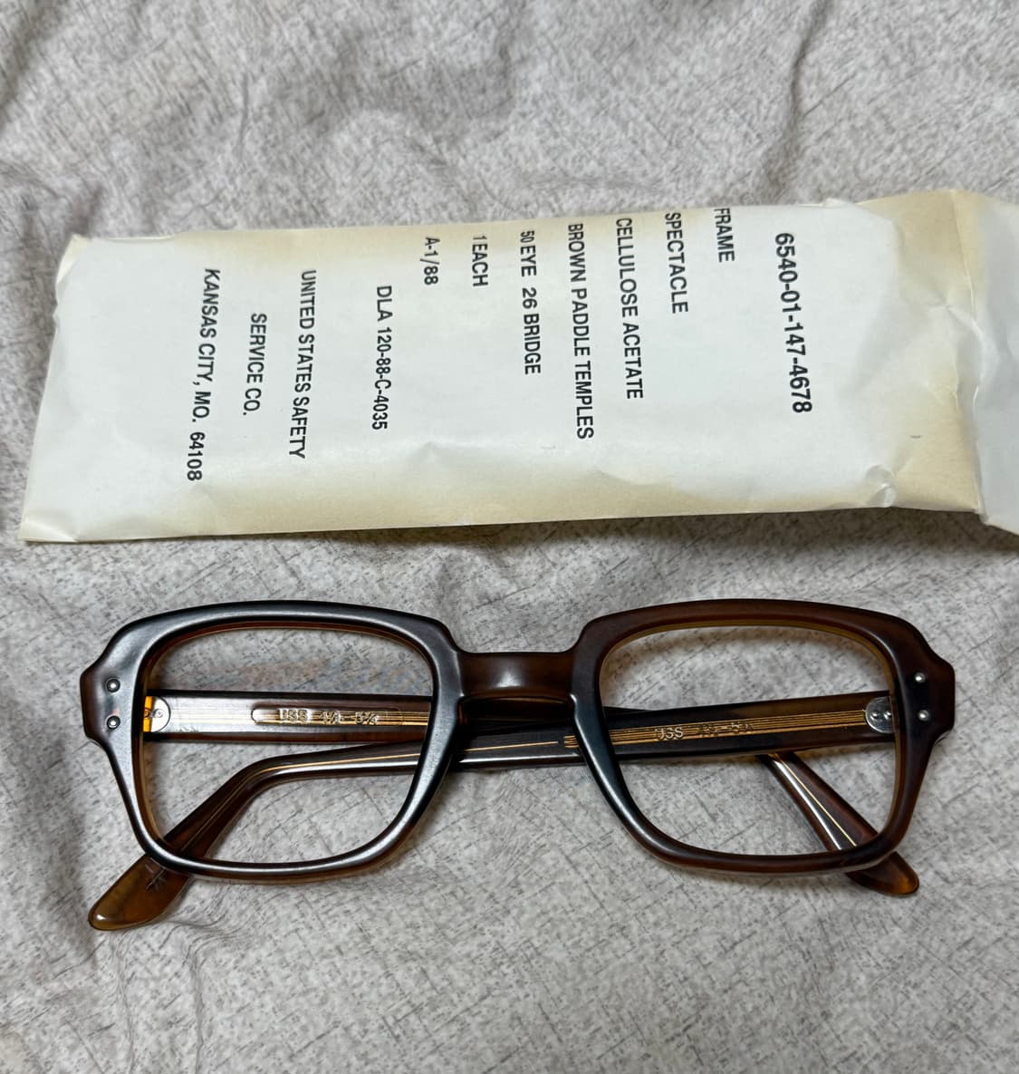 빈티지 미군 안경 3세대 복각 새상품 상품이미지1