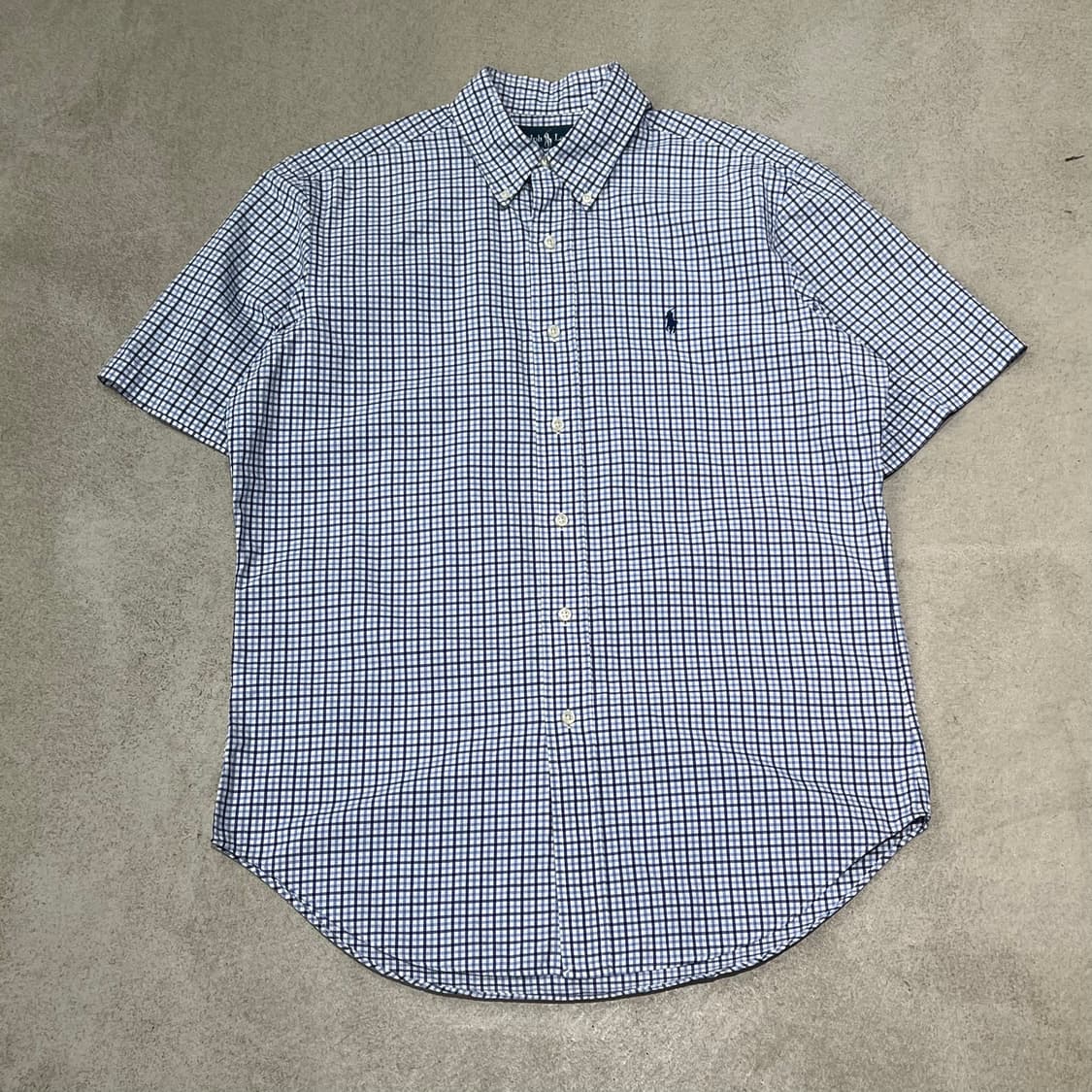 폴로 랄프로렌 체크 하프셔츠 s10708 상품이미지1