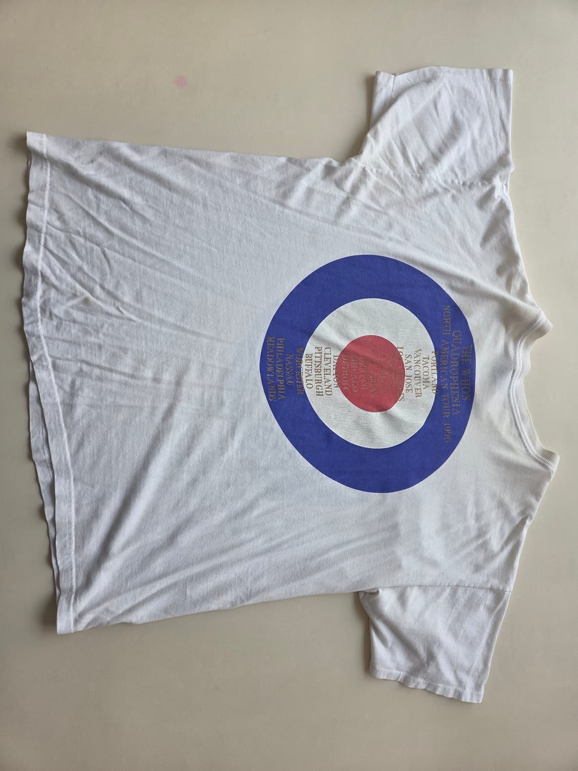 1996 The Who 밴드 티셔츠 상품이미지2