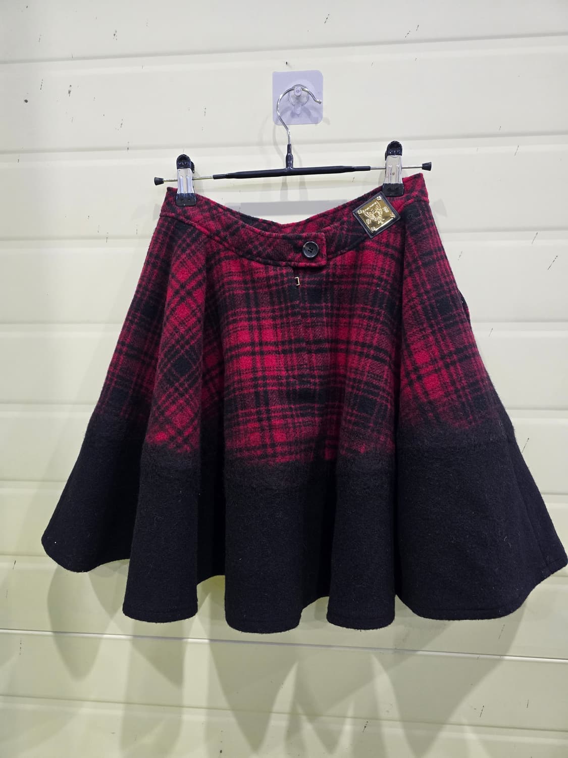 Steve J & Yoni P 울 플레어 스커트 상품이미지3