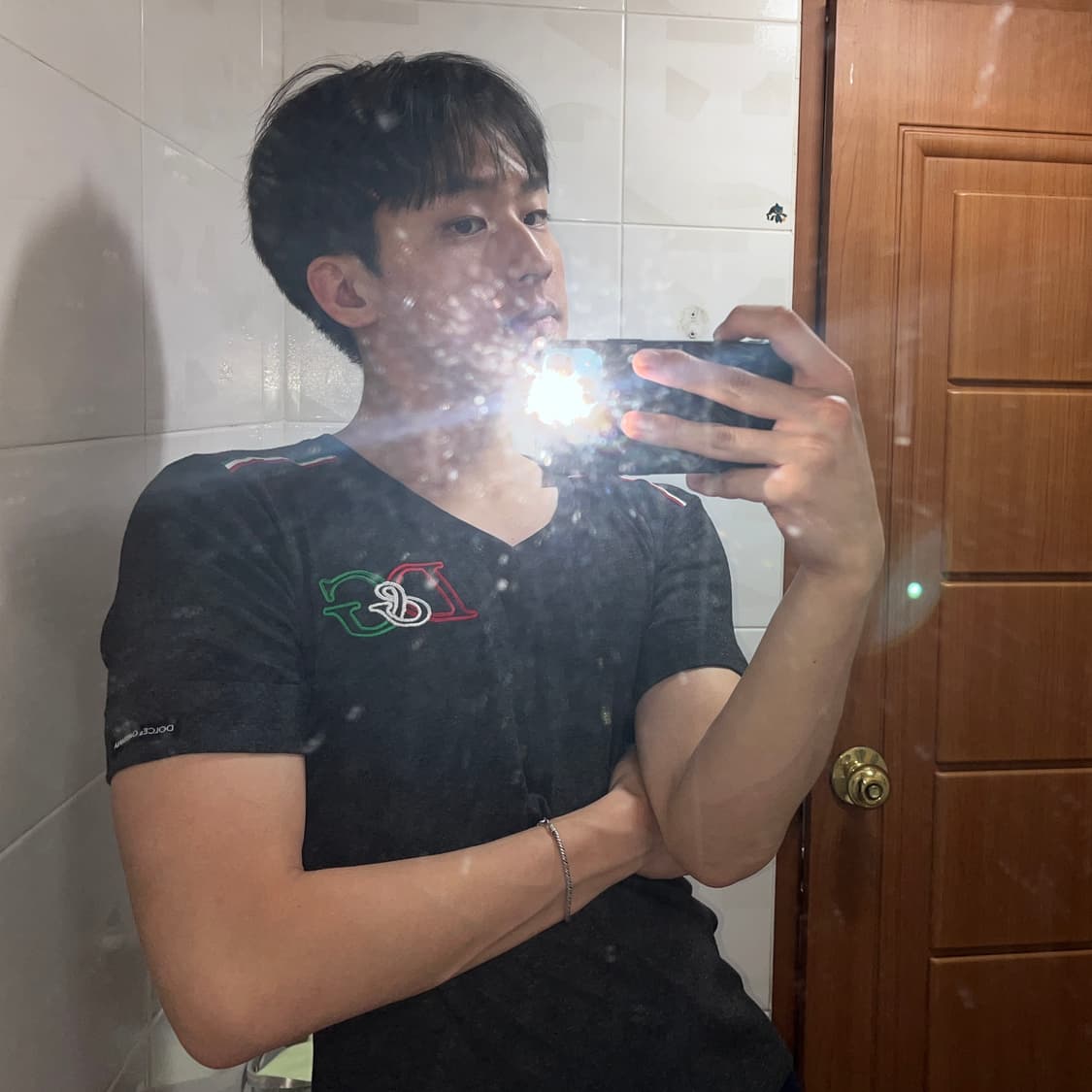 D&G 자수 로고 이태리 라인 티셔츠 상품이미지1