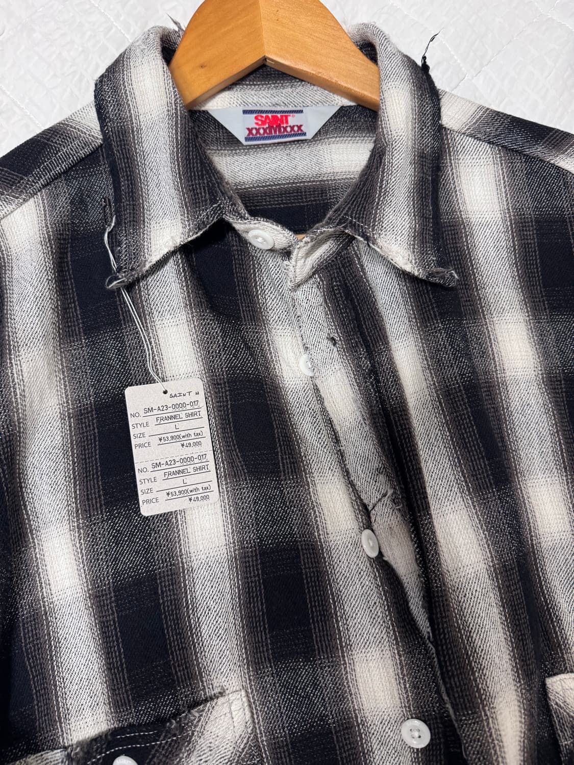 세인트미카엘 플란넬 셔츠 L 상품이미지1