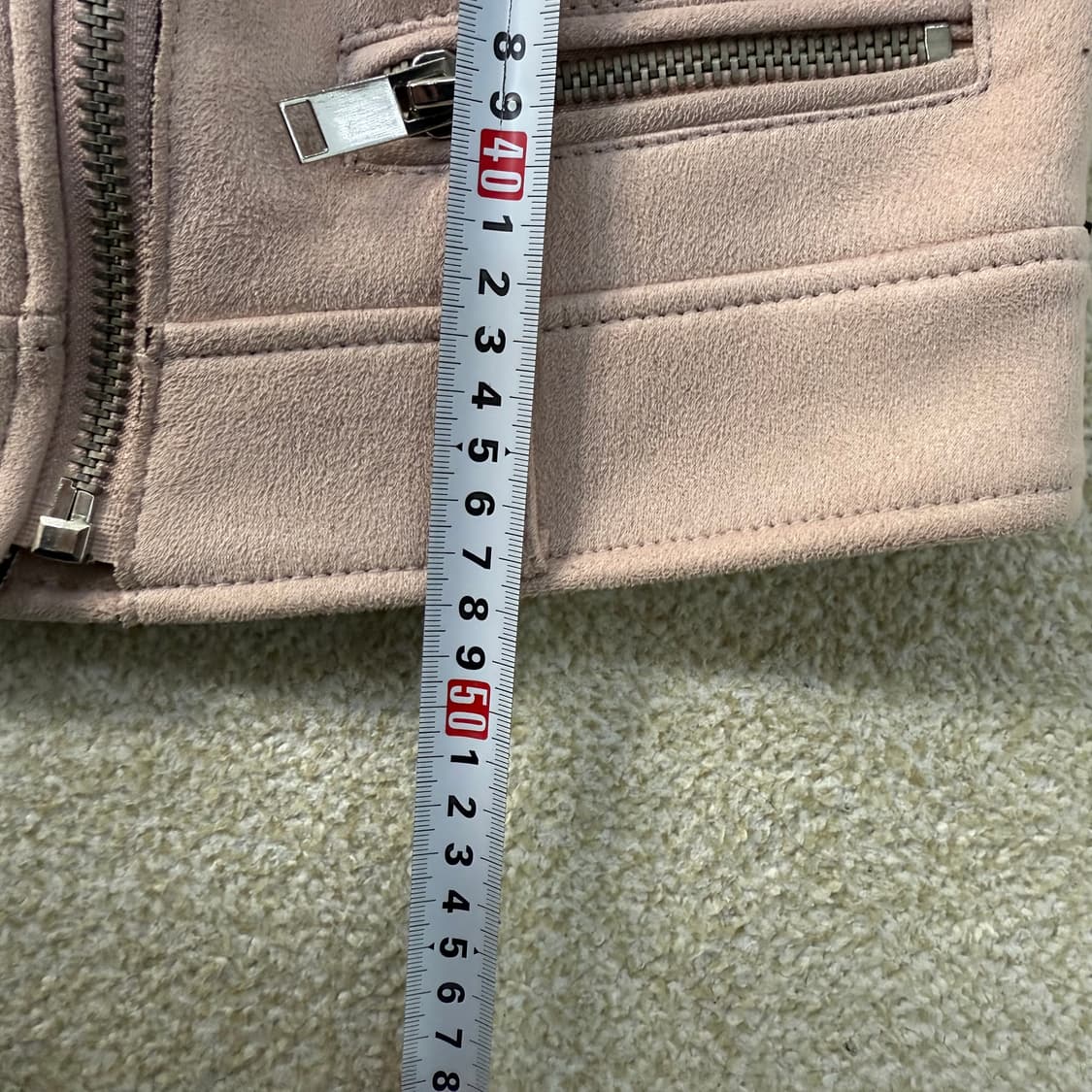 [S] 자라 베이직 여성 스웨이드 자켓 0106T1 상품이미지5