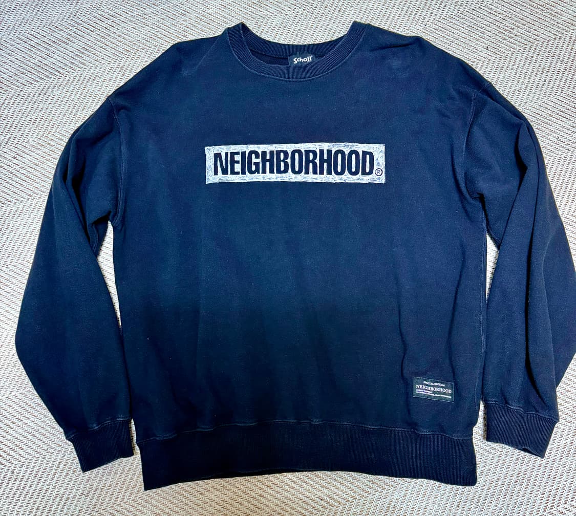 네이버후드xSchottxKOSTAS 맨투맨 라지 상품이미지1