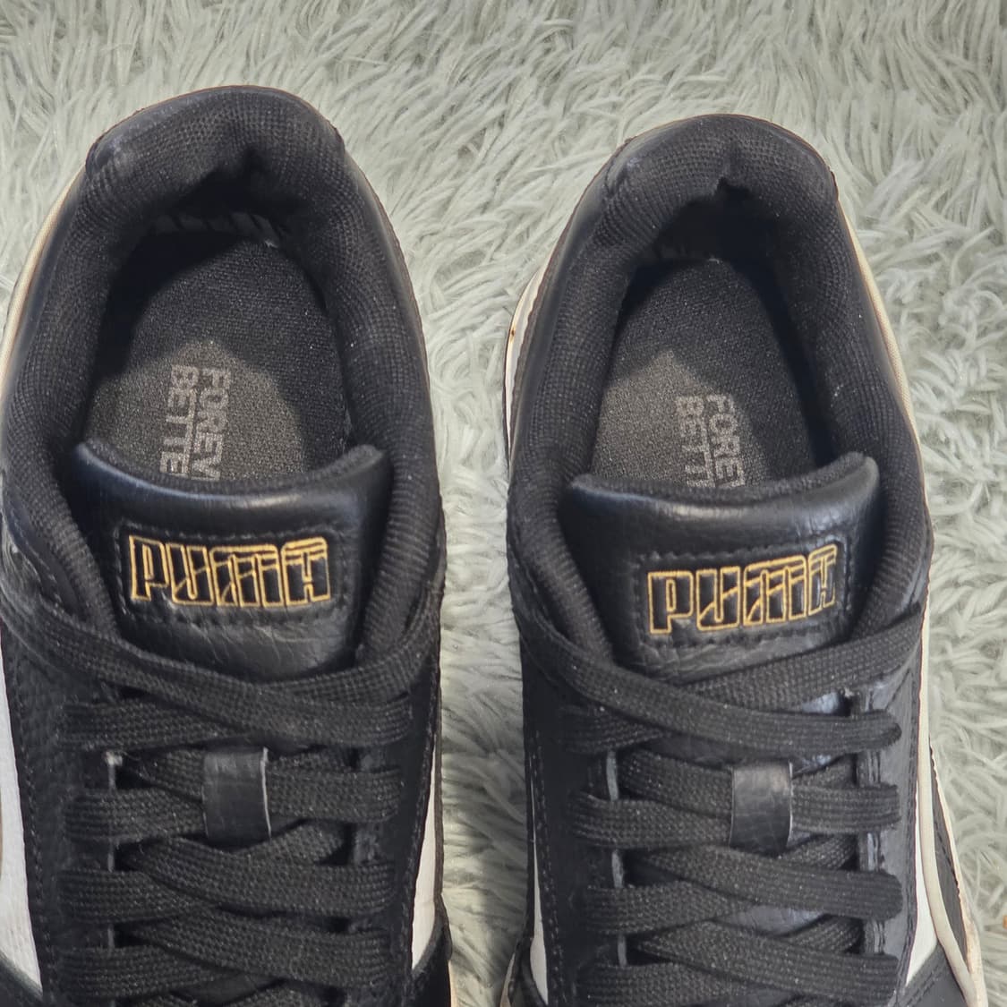 8a-18:푸마 CLYDE CORE 페리 스니커즈 블랙화이트 230mm 상품이미지6