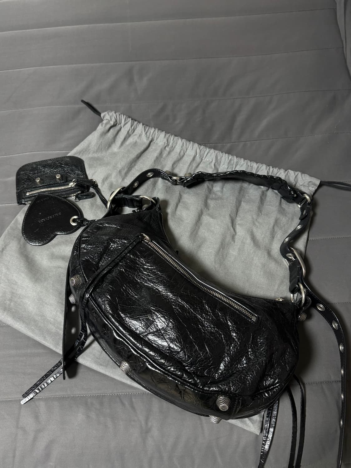 발렌시아가 르카골 S 스몰 블랙 (카드지갑 포함) 상품이미지2