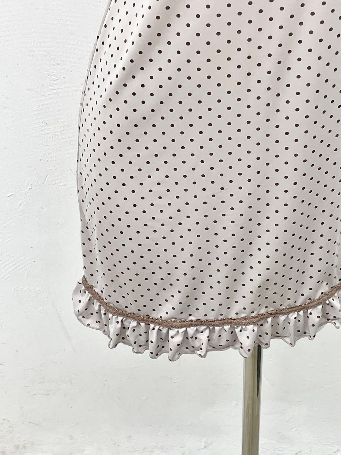 코지 라떼 도트 레이스 슬립 상품이미지3