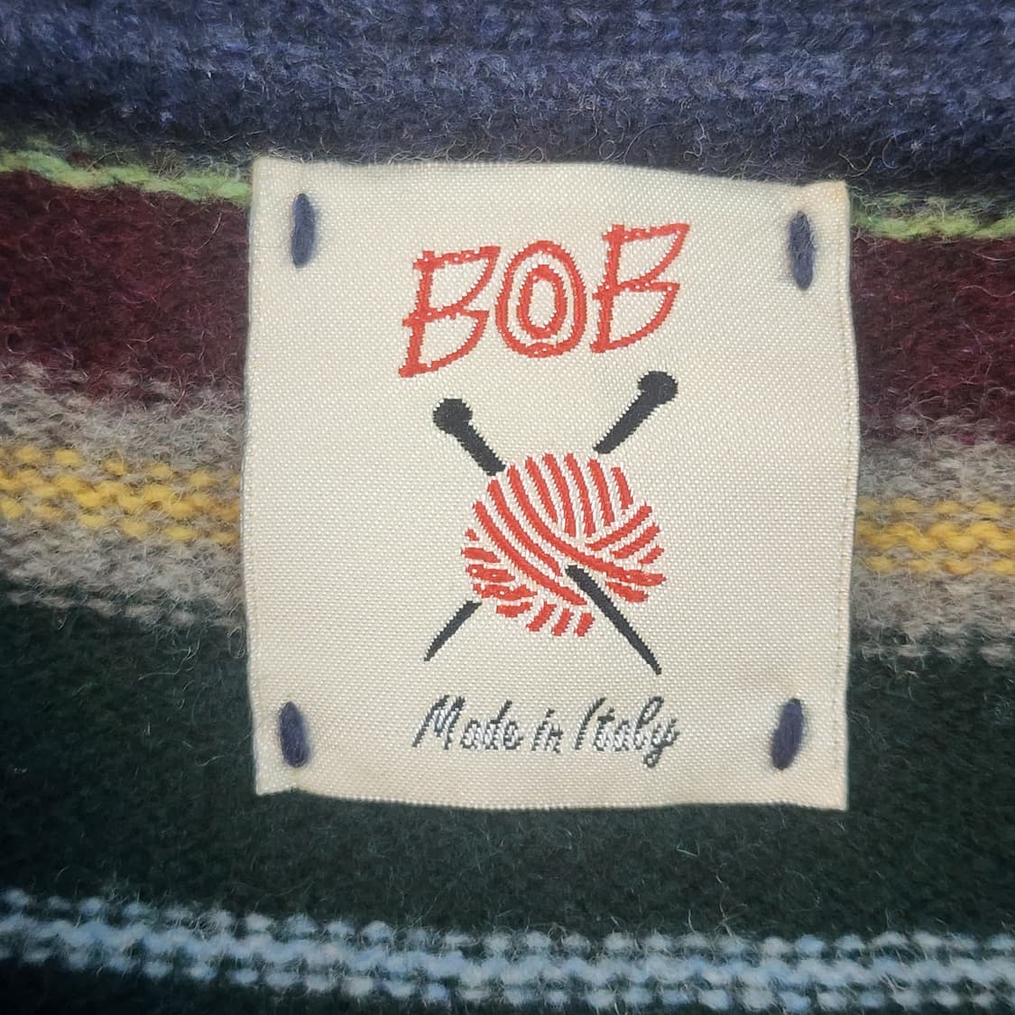 BOB 스트라이프 브이넥 가디건 상품이미지2