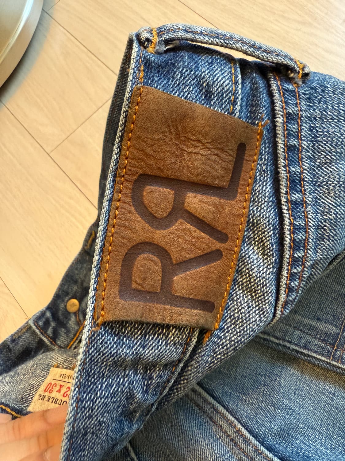 rrl 더블알엘 힐스뷰 스트레이트 데님 32x30 상품이미지3