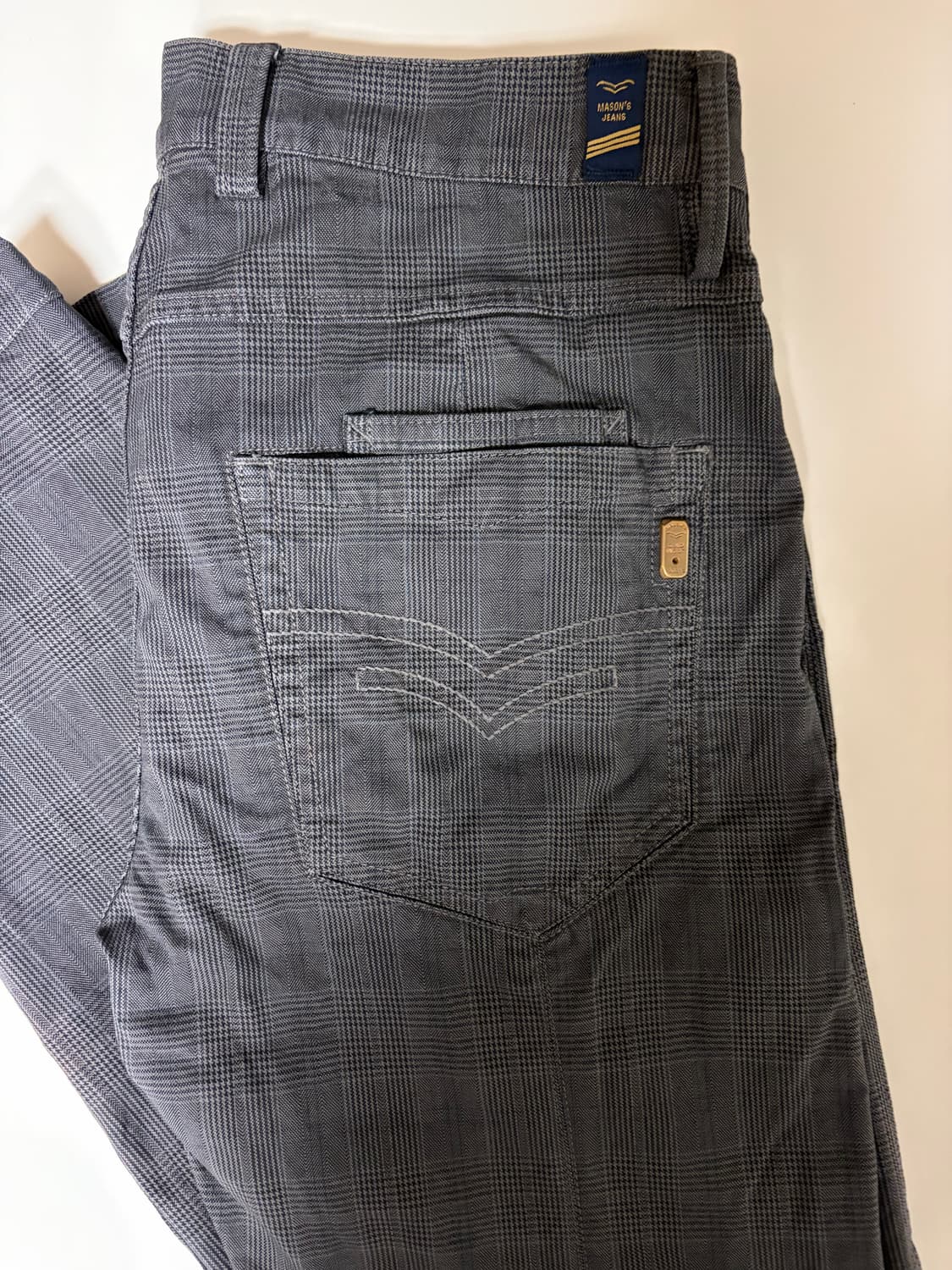 메이종(Mason's) 프리미엄 체크 팬츠 (50사이즈) 상품이미지5