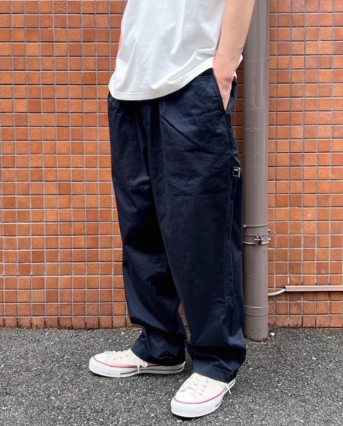 Brochure 1P 치노팬츠 네이비 L 상품이미지8