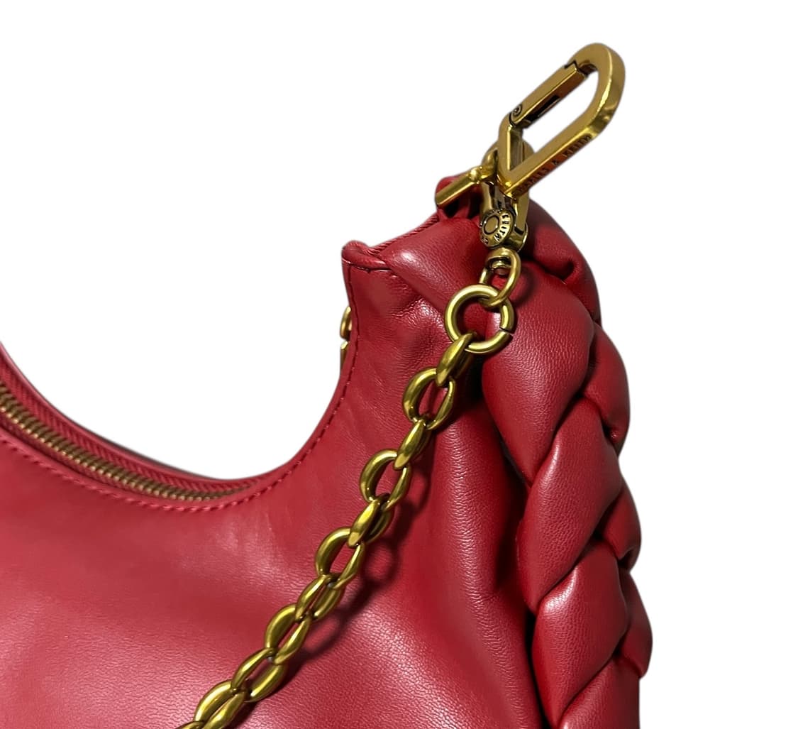 (최상급) 찰스앤키스 레드 숄더백 체인 스트랩 상품이미지4