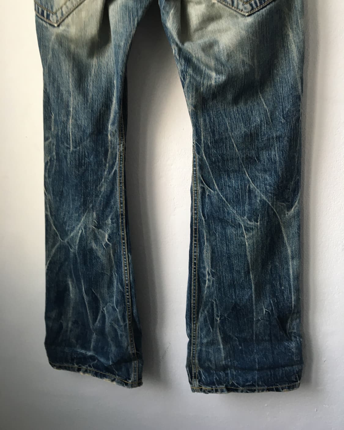Crack washing denim pants 상품이미지4