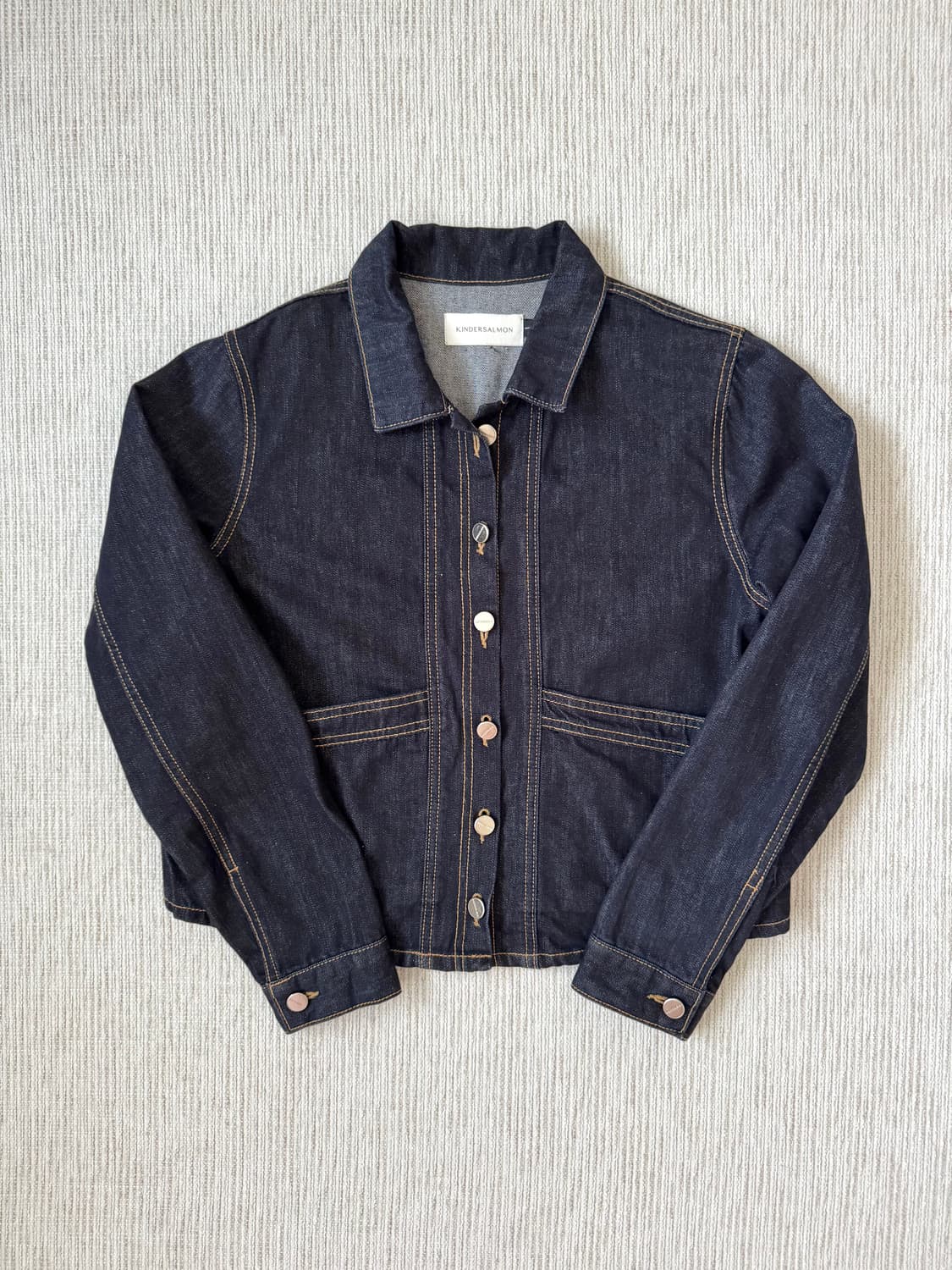 킨더살몬 셀비지 데님 셋업(자켓, 스커트) 상품이미지4