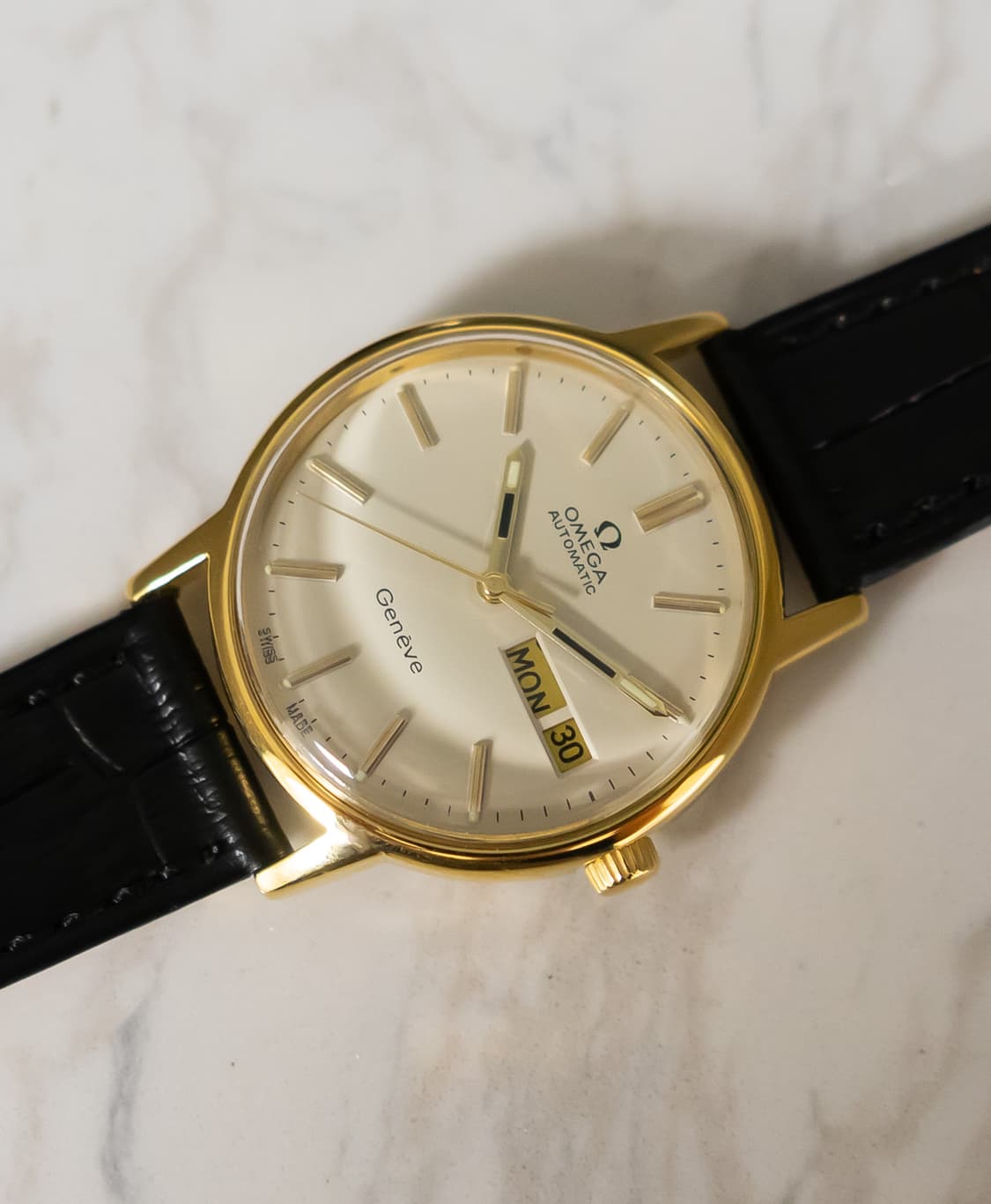 오메가 제네브 데이데이트 오토매틱 빈티지 시계 상품이미지2